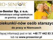 Poszukiwany/a opiekun/ka do seniorki Bochum